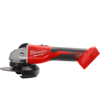 Шліфмашина кутова акумуляторна безщіткова MILWAUKEE, M18 BLSAG125X-0, діаметр 125мм (каркас бічна рукоять, захисний кожух, ключ,