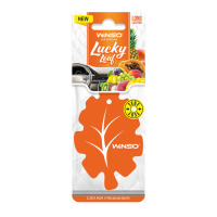 Освіжувач повітря Winso Lucky Leaf, целюлозний ароматизатор, Tutti Frutti