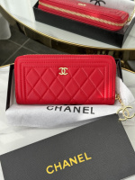 Гаманець Chanel великий червоний