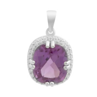 Серебряная подвеска CatalogSilver с александритом 6.745ct (2180104)