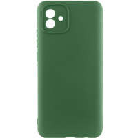 Чохол Silicone Cover Lakshmi Full Camera (A) для Samsung Galaxy A04, Зелений / Dark green - купити в SmartEra.ua