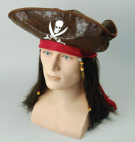 Пиратская шляпа Джек Воробей «Пираты Карибского моря»