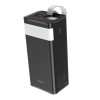 Power Bank HOCO J86 40000mAh, 2USB+Type-C+micro, PD20W, фонарик, Black, 0.790kg
