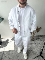 Костюм - білий - 52-089