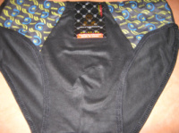 Трусики-сліпи чоловічі бамбук чорні розмір 46-48