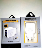 СЗУ 3USB 3.4A KeKe-F6C