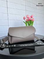 Три відділення. Капучино - стильний клатч — сучасна класика з акцентом на комфорт, стиль і практичність (0574)