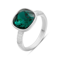 Серебряное кольцо CatalogSilver с фианитами, вес изделия 4,37 гр (60002280) 18 размер