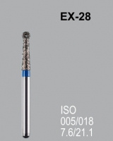 Алмазный бор Mani спец.форма с охлаждающим отверстием EX-28
