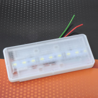 Підсвічування салону 12V LED (130х55х20мм) (1шт) - біле 9 SMD 1 режим «Україна»