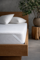 Наматрасник Aqua stop Ecotton 90х200 см Premium Comfort водонепроникний з резинкою по кутах