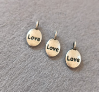 Подвеска металл/ 14×7мм/ сталь