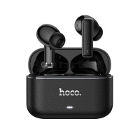 Бездротові навушники TWS HOCO EQ35 Rhyme true wireless ANC+ENC six microphones noise reduction BT headset (App) Black (6942007671811)
