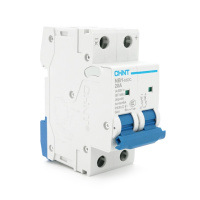Автоматический выключатель постоянного тока CHINT NB1-63DC 2P C20 DC500V, 20A, 6kA, DIN, 86*36*49.5mm