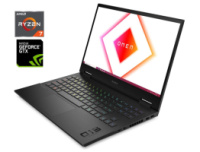 Игровой ноутбук Б-класс HP Omen 15-en0013dx / 15.6« (1920x1080) IPS / AMD Ryzen 7 4800H (8 (16) ядер по 2.9 - 4.2 GHz) / 16 GB DDR4 / 512 GB SSD /...