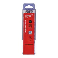 Свердло по металу THUNDERWEB HSS-G MILWAUKEE DIN338, діаметр 13,0x151х101мм, (5шт), пластикова коробка