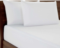 Комплект водонепроникні наволки 50х70 см 2 од на блискавці 100% бавовна Giselle білий