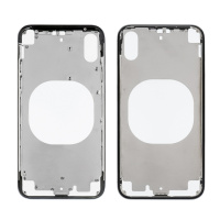 Средняя часть корпуса для Apple iPhone X (Black) чёрная