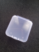 Органайзер бокс. Размер 4,5×4,5×1,9 см. Прозрачный.