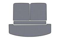 Резиновый Коврик в Багажник V2 (Серый) для Hyundai Santa Fe 5 2023- гг