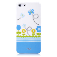 Чехол Vouni для iPhone 5/5S/5SE Swarovski Blue