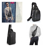 Сумки слінги бананки шкіряні