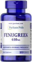 Puritan's Pride Fenugreek 610 mg 100 капсул