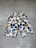 Шорти білі з принтом - 44-046