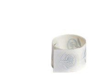 Наліпка (моток 50шт.) WM 2см прозоро-срібна