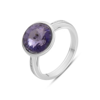 Серебряное кольцо CatalogSilver с фианитами, вес изделия 3,58 гр (2177265) 17.5 размер