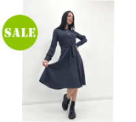 Вельветова сукня міді «Ofelia» оптом | Розпродаж моделі