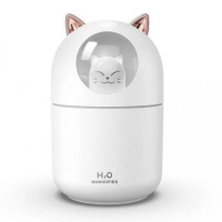 Увлажнитель воздуха Humidifier H2O Cat USB с котиком на 300мл. HA-207 Цвет: белый