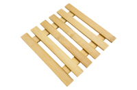 Подставка бамбуковая под горячее квадратная 180х180мм (123944)