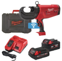 Обтискач гідравлічний акумуляторний для кабелів MILWAUKEE, M18 HCCT109/42-522C (зарядний пристрій М12-18 FС, 1 акумулятор М18 В2