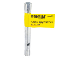 Ключ трубчатый 8×10мм SIGMA (6026071)