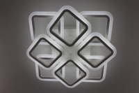 Люстра светодиодная потолочная LED светильник для квартиры на потолок лэд с пультом 25611 Белый 11х50х50 см.