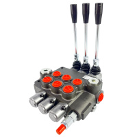 Гідророзподільник моноблочний 3P80 RENMAN (3 секції, 80 л/хв)