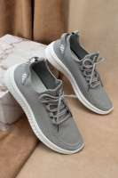 Кроссовкие мужские текстиль, цвет светло-серый, 243R779-1