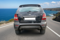 Задняя дуга Black (нерж. сталь) для Kia Sorento I BL 2002-2009 гг