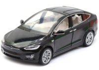 Машинка металлическая автопром 6603 Tesla Model X 100D 1:32 черный, Автопром, 1:24