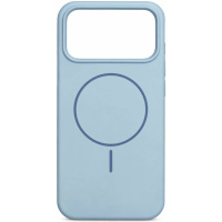 DM Чохол Silicone Case Thin Circle with MagSafe для iPhone 17 Pro Max New Sky Blue