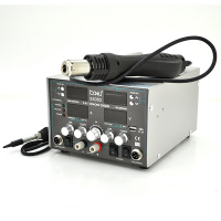 Паяльная станция BAKKU BA-8305D цифровая индикация, фен, паяльник, БП  DC 0-30В, 5A (340*278*208) 5,1 кг
