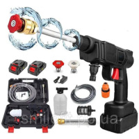 Універсальна автомийка високого тиску Cleaning Gun 48V з 2 акумуляторами та кейсом