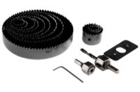 Набор сверл корончатых по дереву Apro 19-127 x 25мм (12шт) (812032)