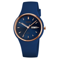 Жіночий годинник Skmei 2057DKBU Dark Blue з мінеральним склом та захистом 5 ATM