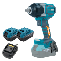 Акумуляторний гайковерт PROFI-TEC PPTW11020 UltraCore (20В 4а 2шт і зарядка)