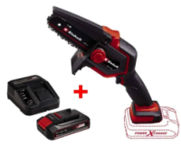 Потужна пила ланцюгова акумуляторна Einhell GE-PS 18/15 Li BL - Solo : з АКБ 18V 2.5 Ah, шина 158мм, 4,8 м/с (4600040 4512097)