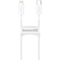 Кабель заряджання Type-C to Lightning PD 20W - Baseus Superior Series Fast Charging (0.25m) (CATLYS) (Білий) - купити в SmartEra.ua