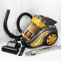 Пилосос для сухого прибирання з турбощіткою Domotec MS-4408 3600 Вт без мішка колбовий циклонний для дому контейнерний