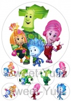 Вафельные картинки на тему: Фиксики